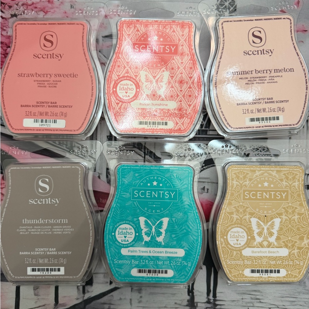 Scentsy Six-Pack Wax Bar Collection